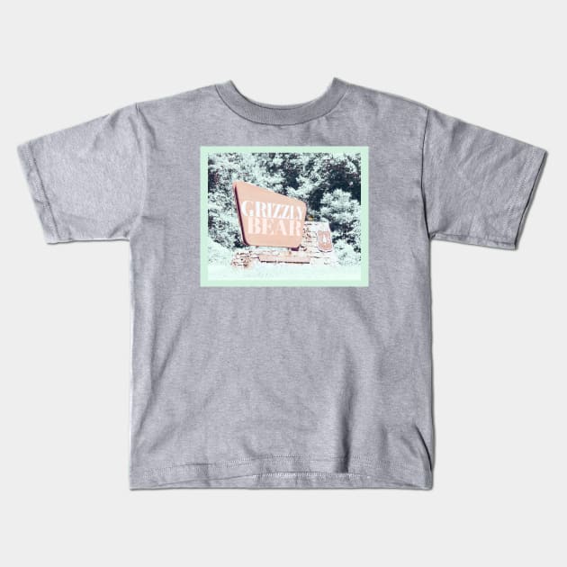 GRIZZLY BEAR Kids T-Shirt by Noah Monroe